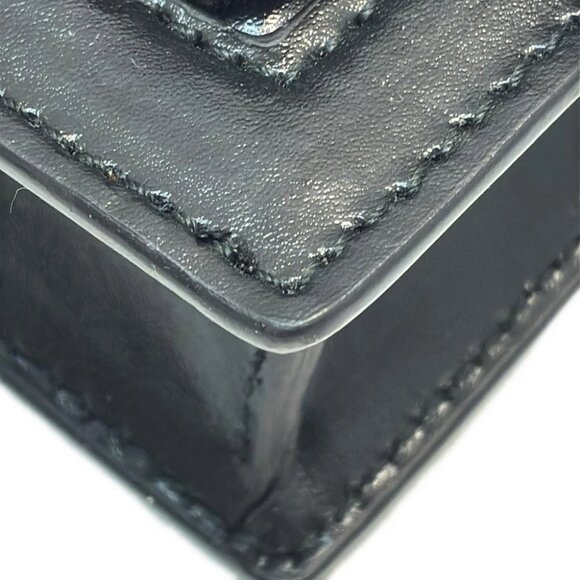 Auth BALENCIAGA Sharp Bag XS 594938 Black Leather - Shoulder Bag - Picture 5 of 8